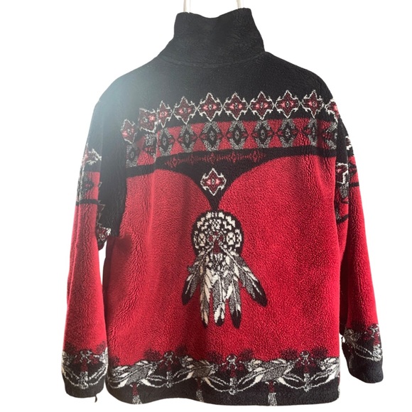 Womens vintage Black Mountain fleece jacket - size M - Picture 2 of 3